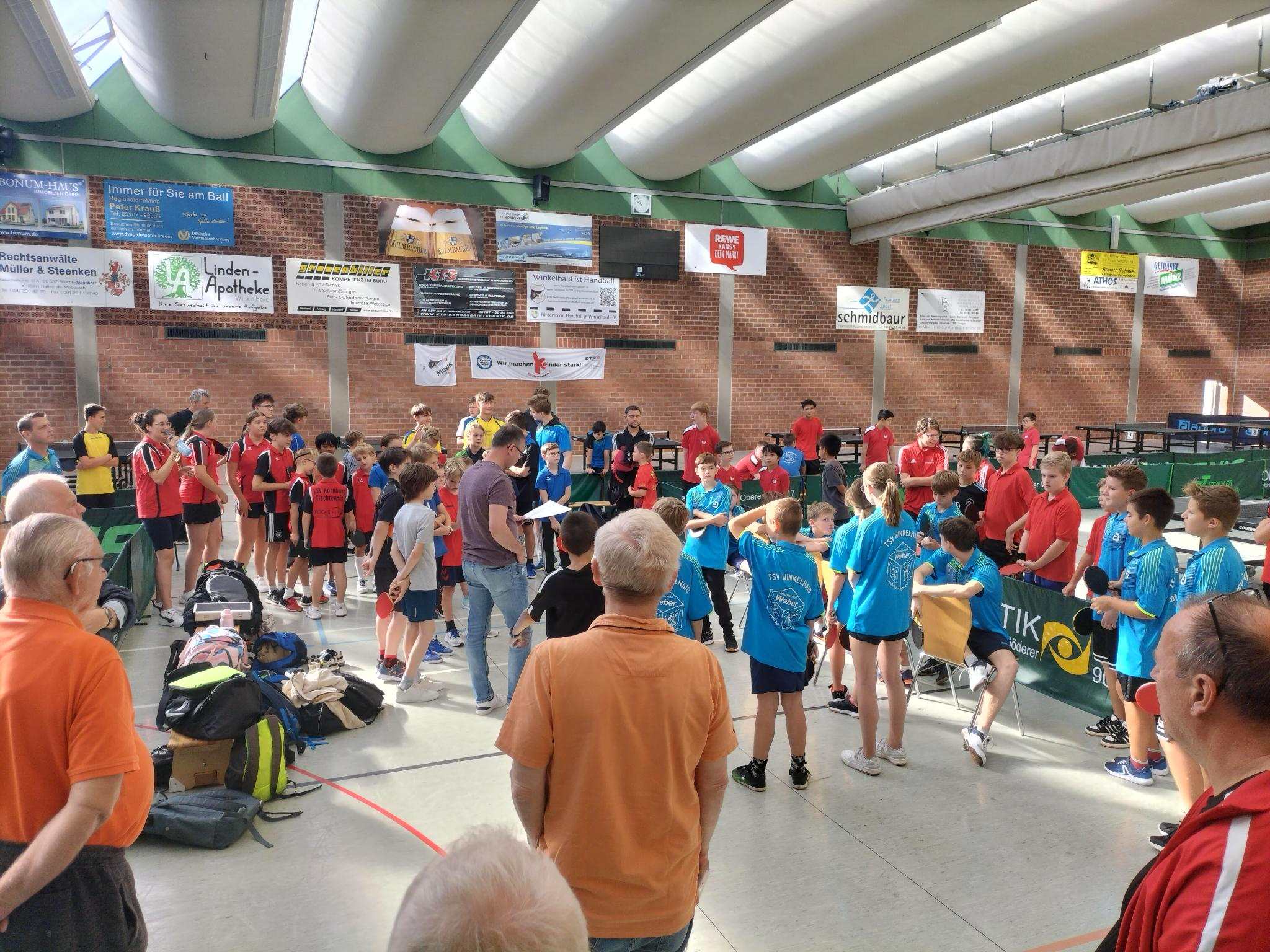 Begrüssung in Winkelhaid 68 Teilnehmer