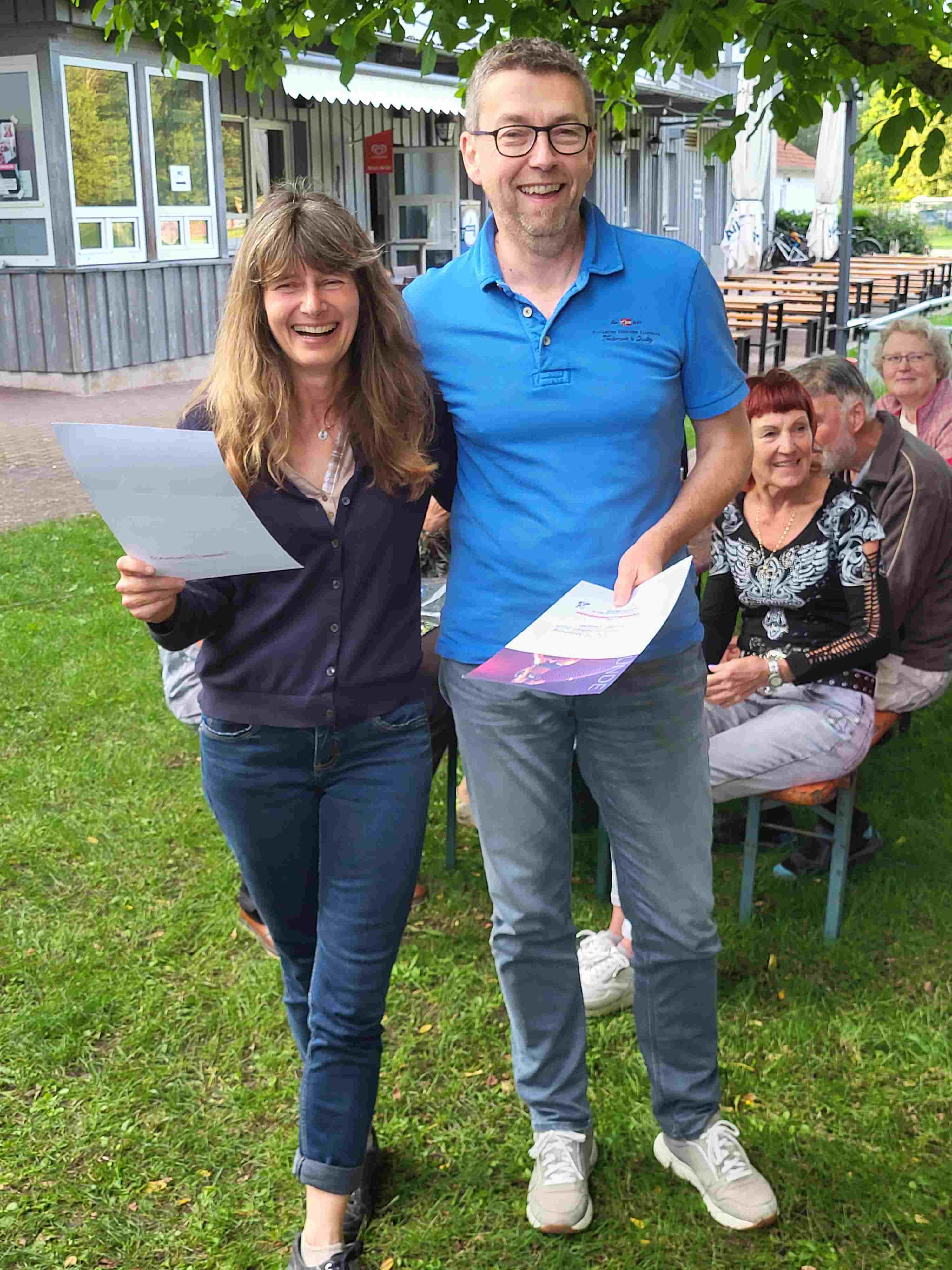 EW Doppel 1. Platz Bärbel Sonnemann Horst Sommer