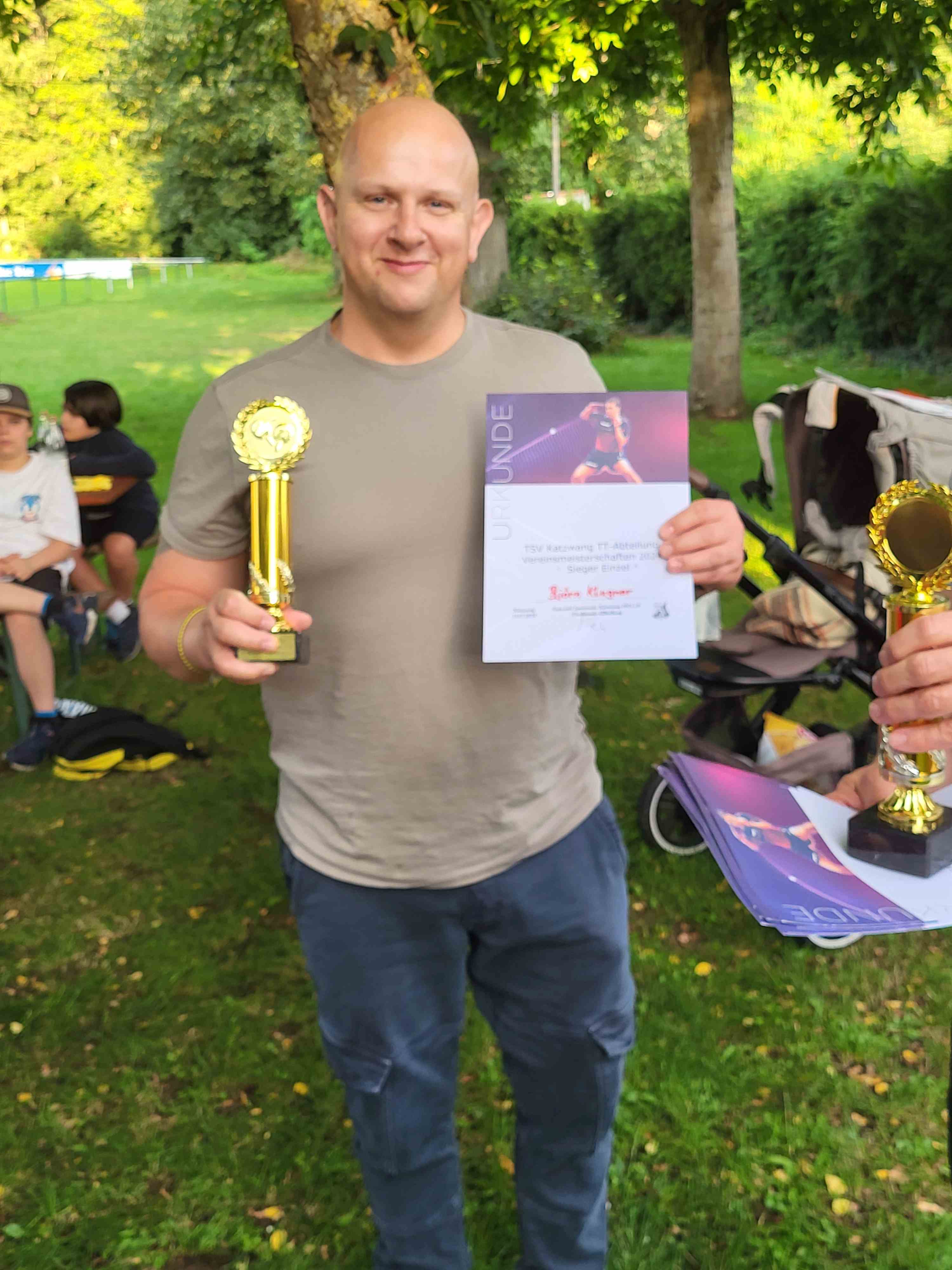 EW Gruppe A Einzel 1. Platz Björn Klugner