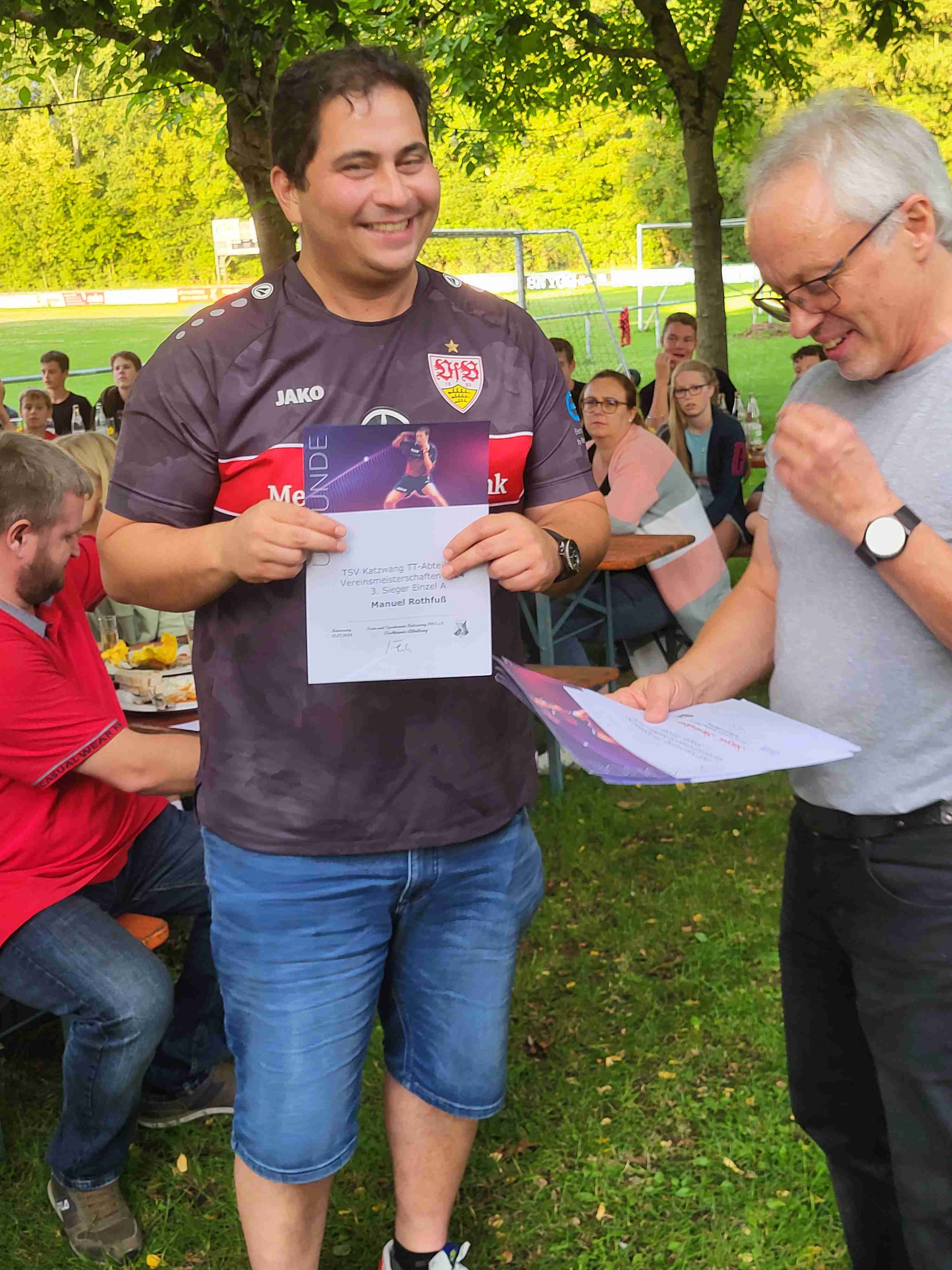 EW Gruppe A Einzel 3. Platz Manuel Rothfuss