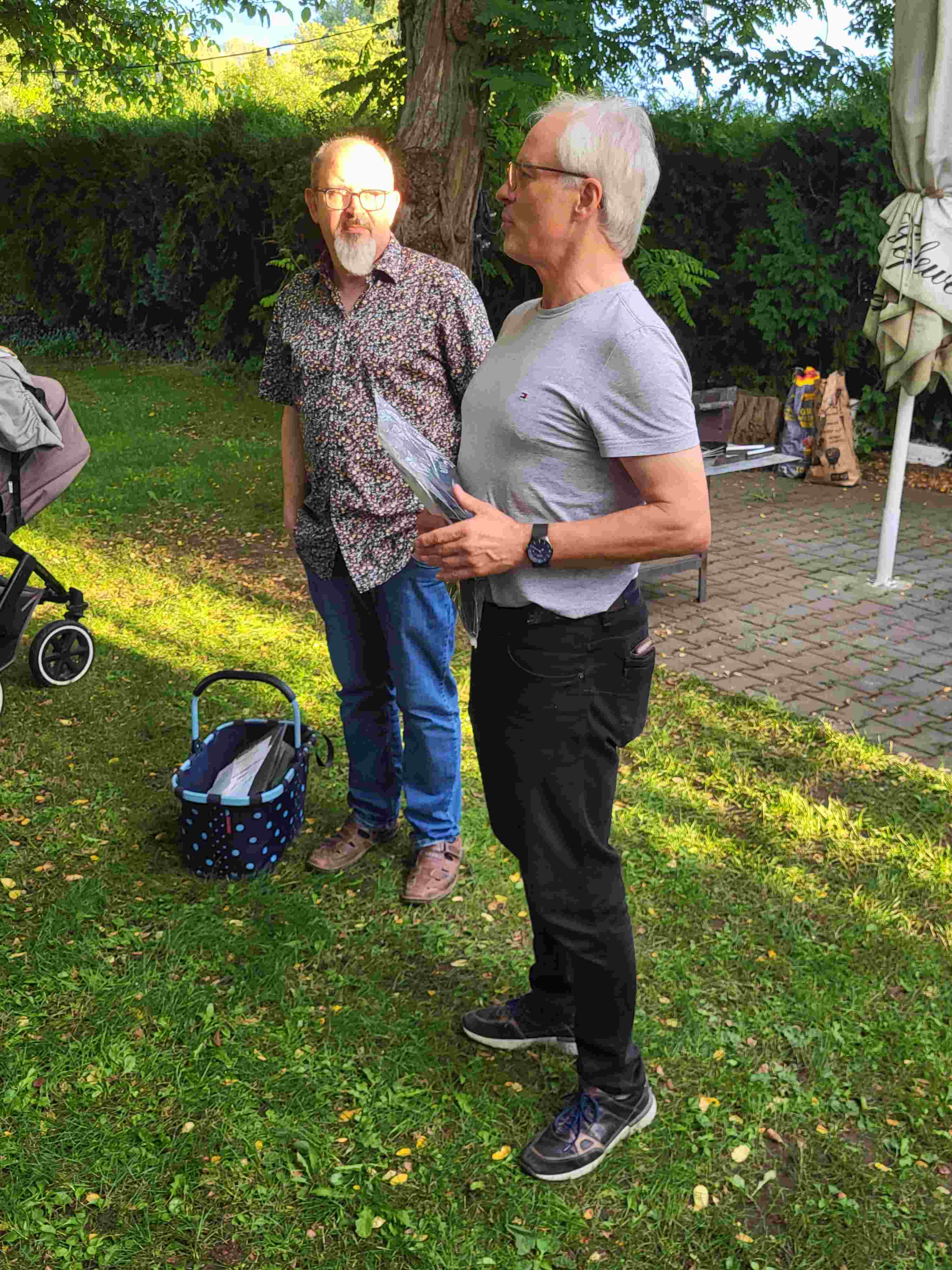 Verabschiedung Elmar Esser durch Martin Feile